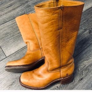 Frye Campus boot (color: Banana)